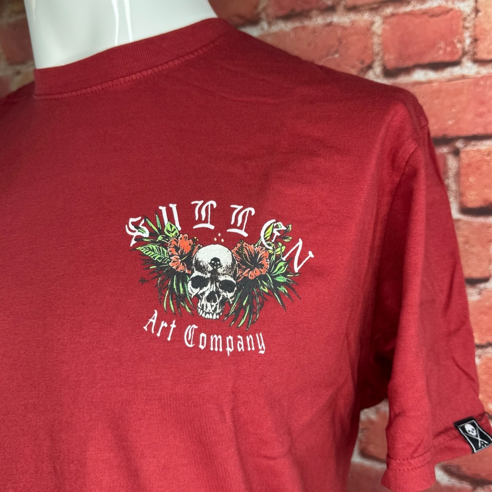 Sullen Art Collective Men’s Graphic T-shirt - Red -Size: Large- NWT - Picture 4 of 12